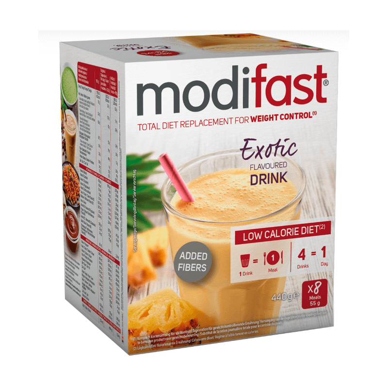 MODIFAST Yogurt da bere all'ananas 8 x 55g