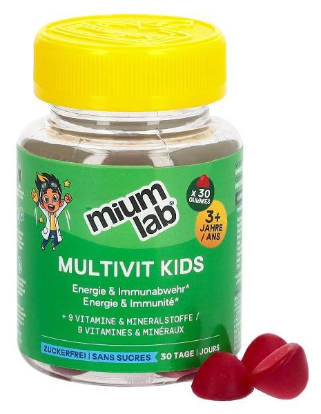 MiumLab Bambini Gomme Multivit 30 pezzi