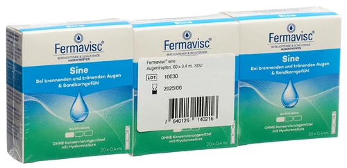 Fermavisc sine Gtt Opht 60 Monodos 0,4ml