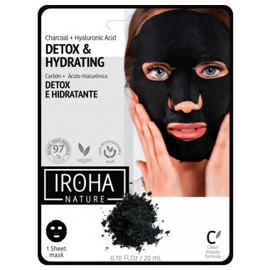 Iroha Maschera per il viso in tessuto disintossicante
