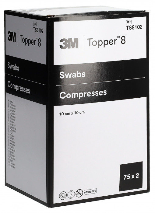 Topper 8 NW Kompr 10x10cm ster (n) 150 pezzi