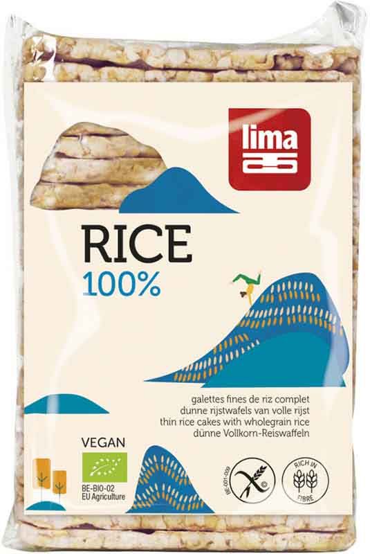 Gallette di riso Lima integrali sottili Btl 130g