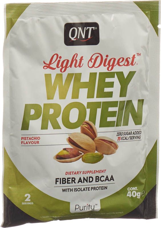 QNT Proteine del siero del latte Light Digest Pistacchio 40g