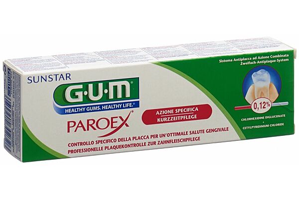 GUM Paroex dentifricio 0,12% clorexidina 75ml