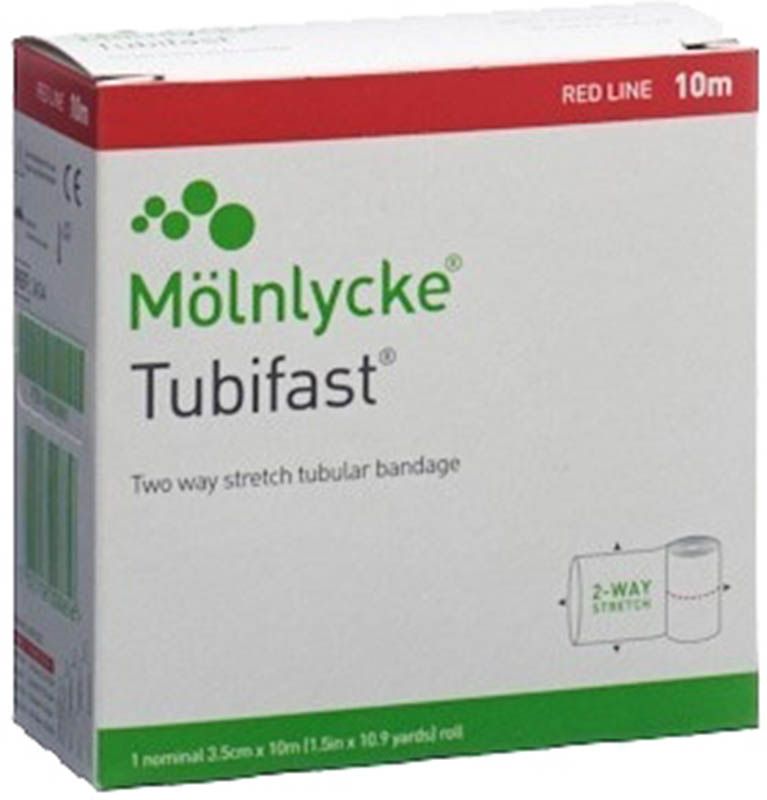 Tubifast benda tubolare 3,5 cmx10 m rosso