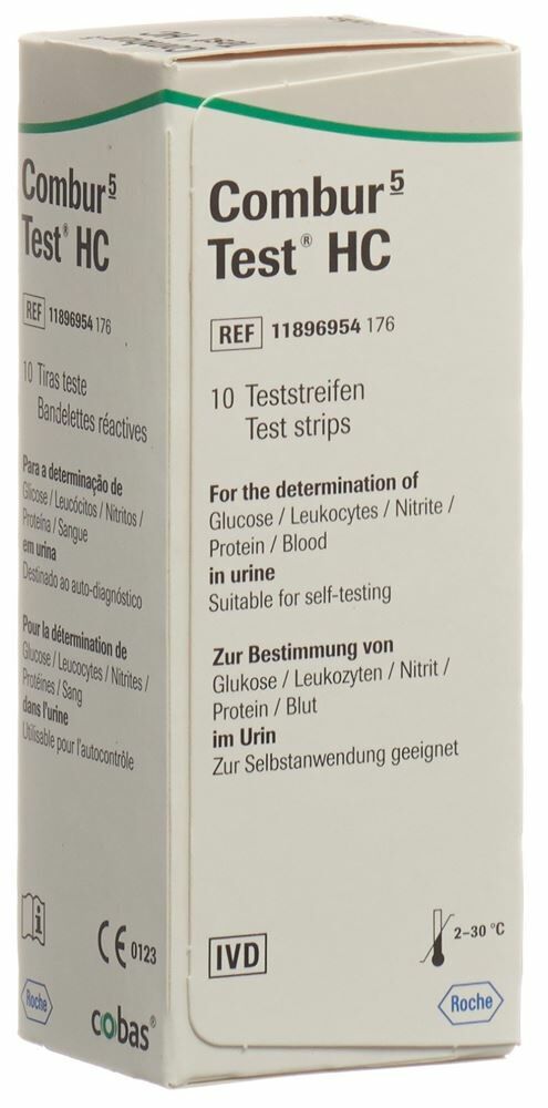 Combur 5 Test HC Strisce 10 pezzi
