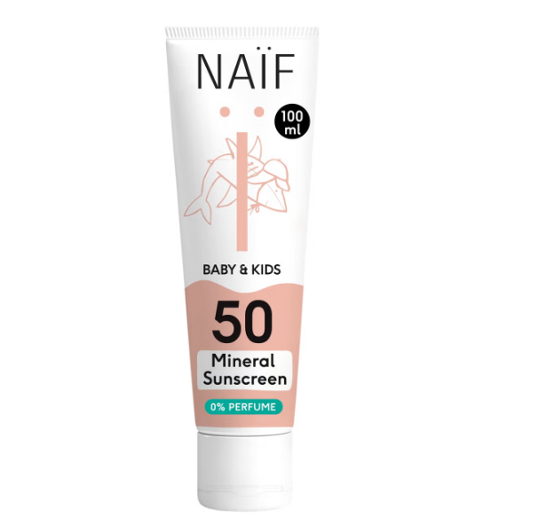 NAIF Baby & Kids Crema solare senza profumo SPF50 100ml