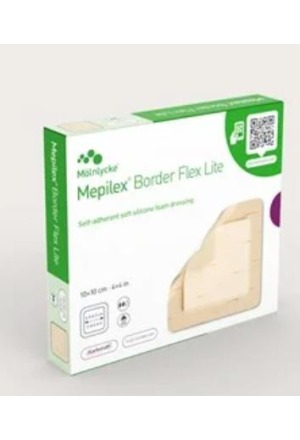Mepilex (PI-APS) Border Flex Lite 10x10cm 5 pezzi
