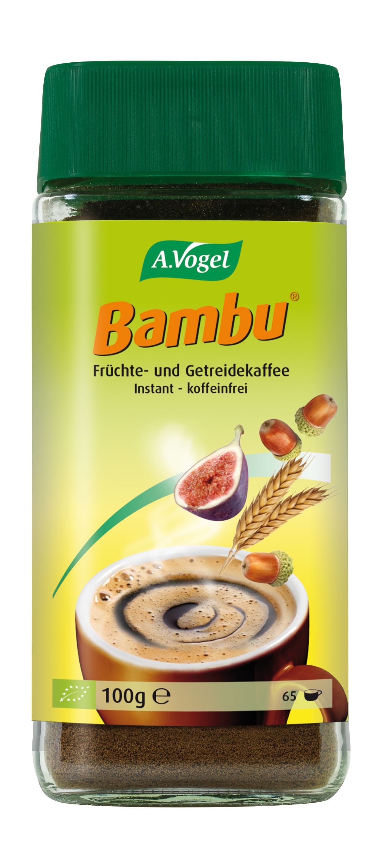 Barattolo di caffè istantaneo alla frutta Vogel Bambu 100g