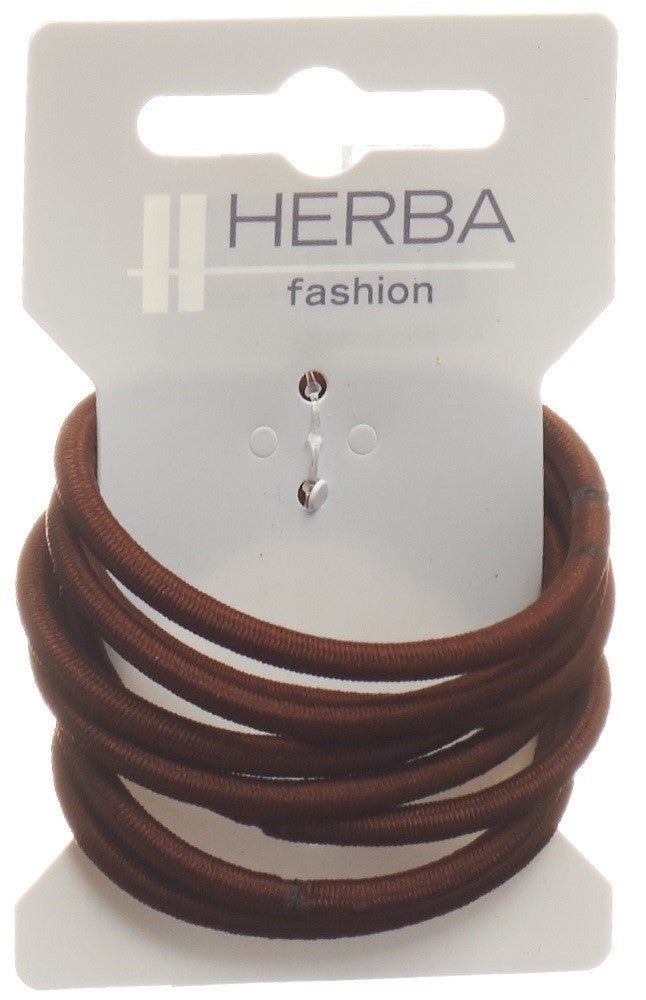 Fascette per capelli Herba 5cm marrone 8 pezzi