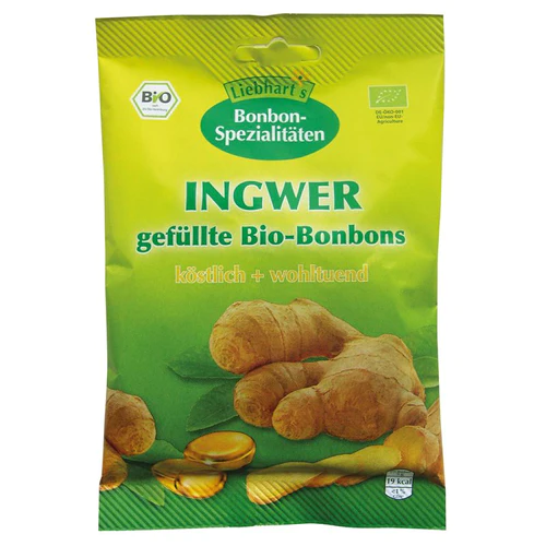 Caramella allo zenzero biologica Liebharts Btl 100g