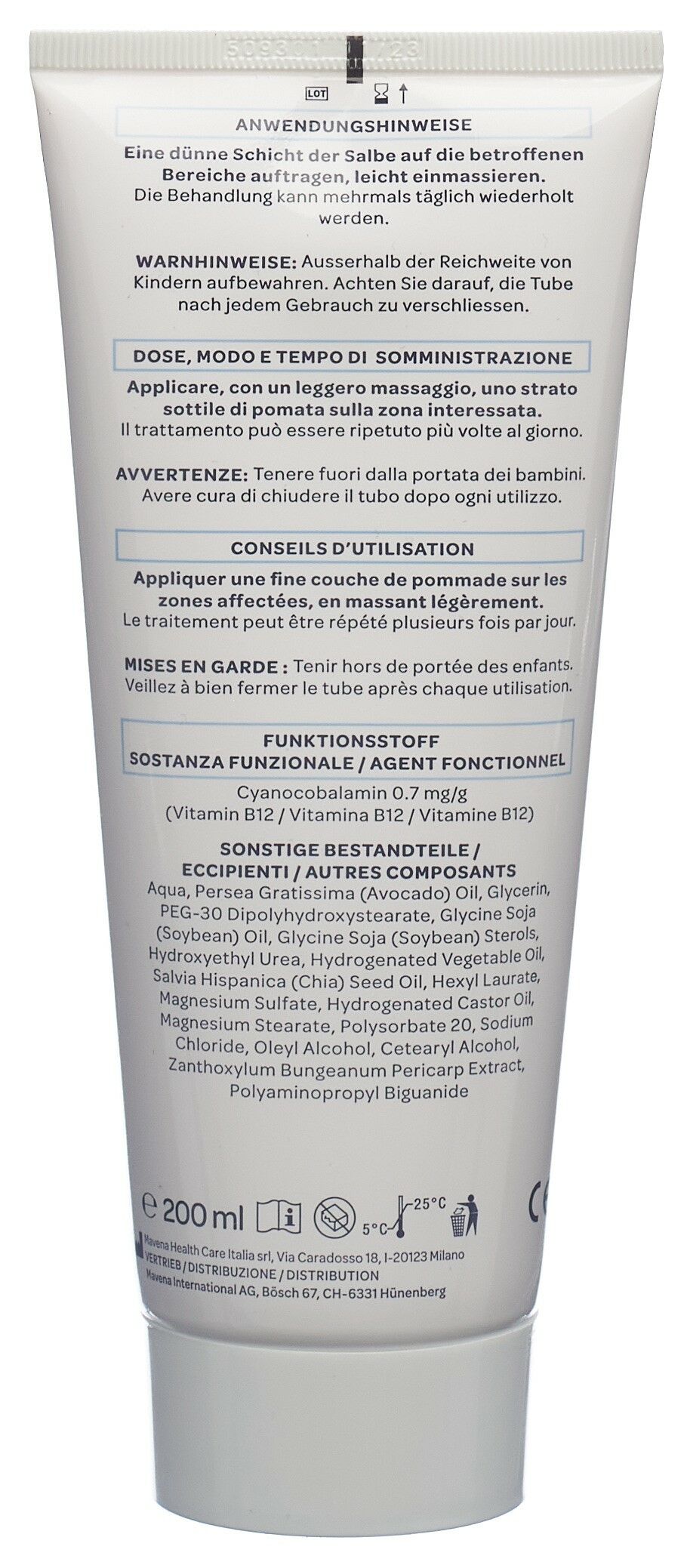 MAVENA Unguento B12 200ml