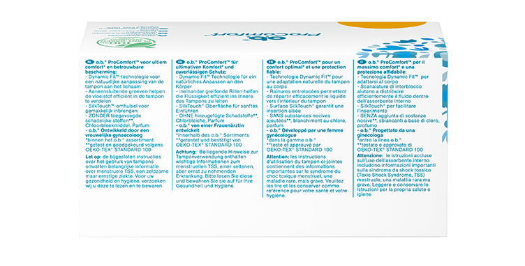 o.b.® Tampons ProComfort Normal 32 Stück
