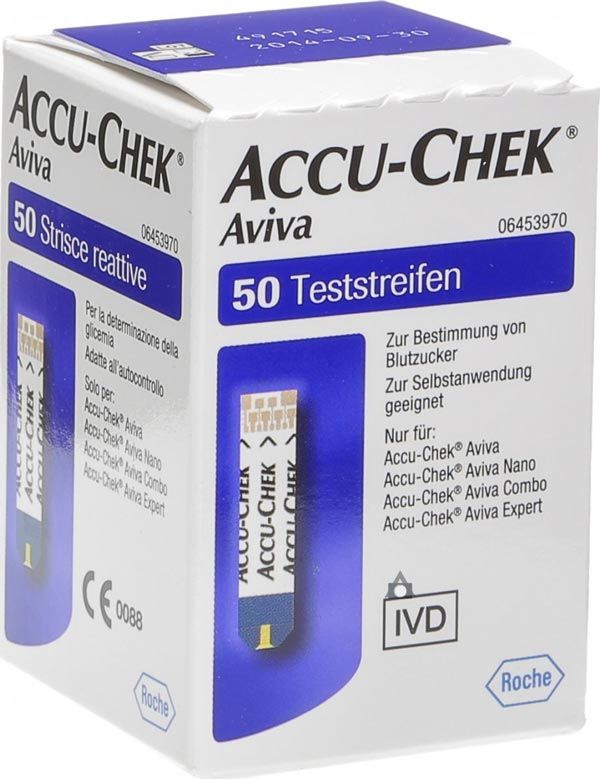 Strisce reattive Accu-Chek Aviva 50 pezzi