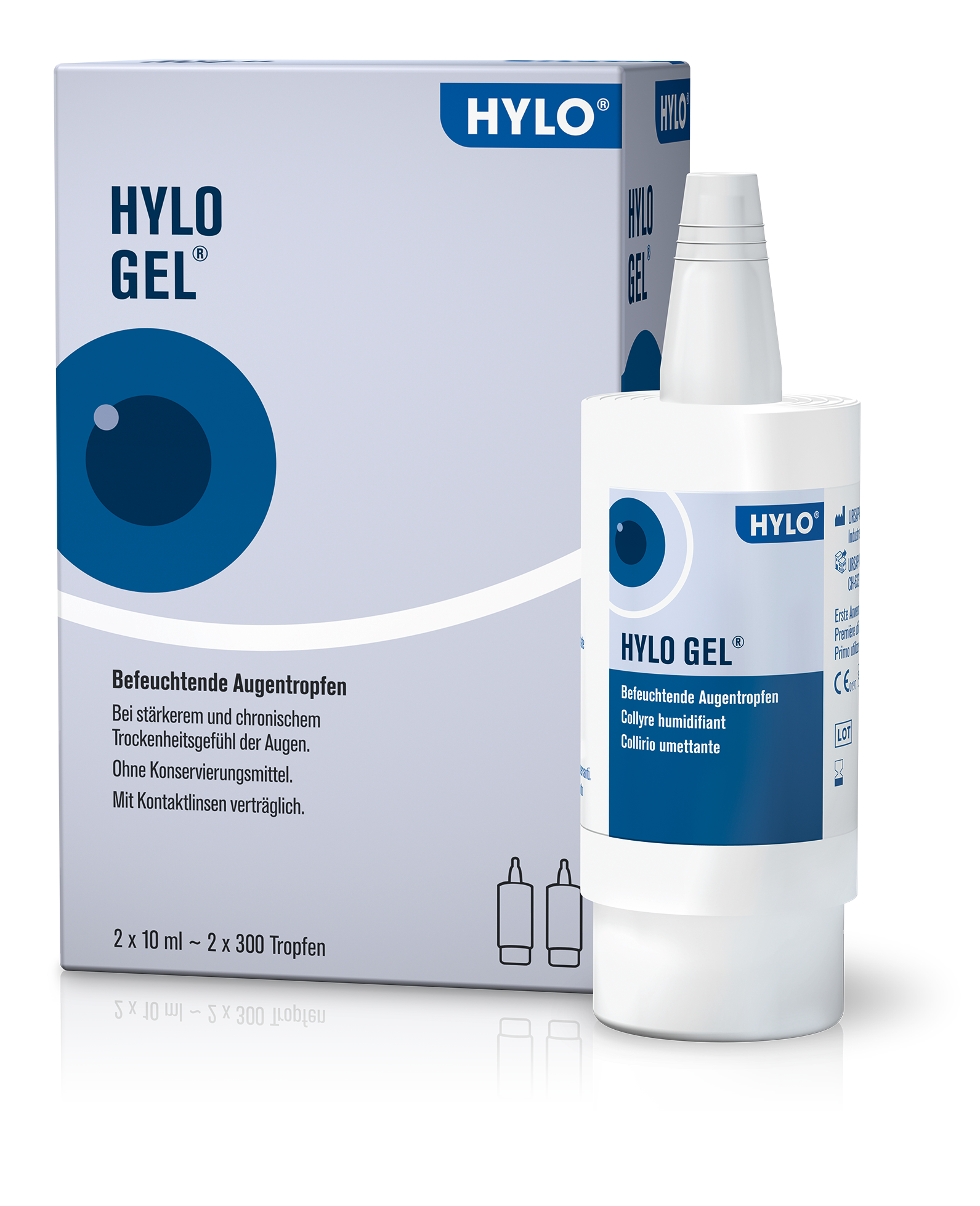 HYLO-GEL Gtt Opht 0,2% 2 x 10ml