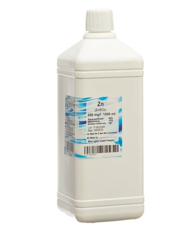 OLIGOPHARM Solvente per zinco 300 mg/l 1000ml