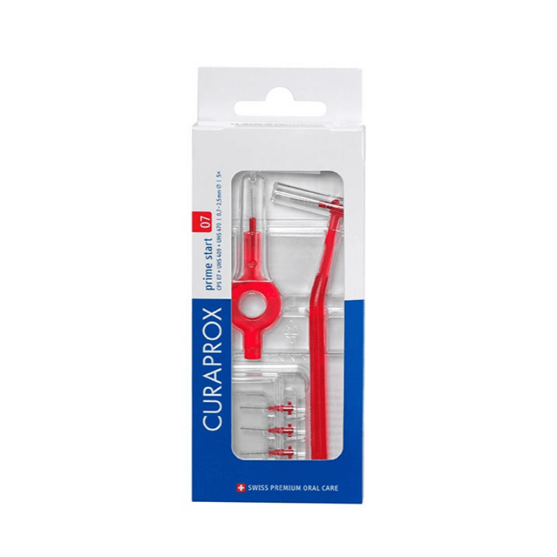 Curaprox CPS 07 prime start 5 spazzolini interdentali +UHS 409&470