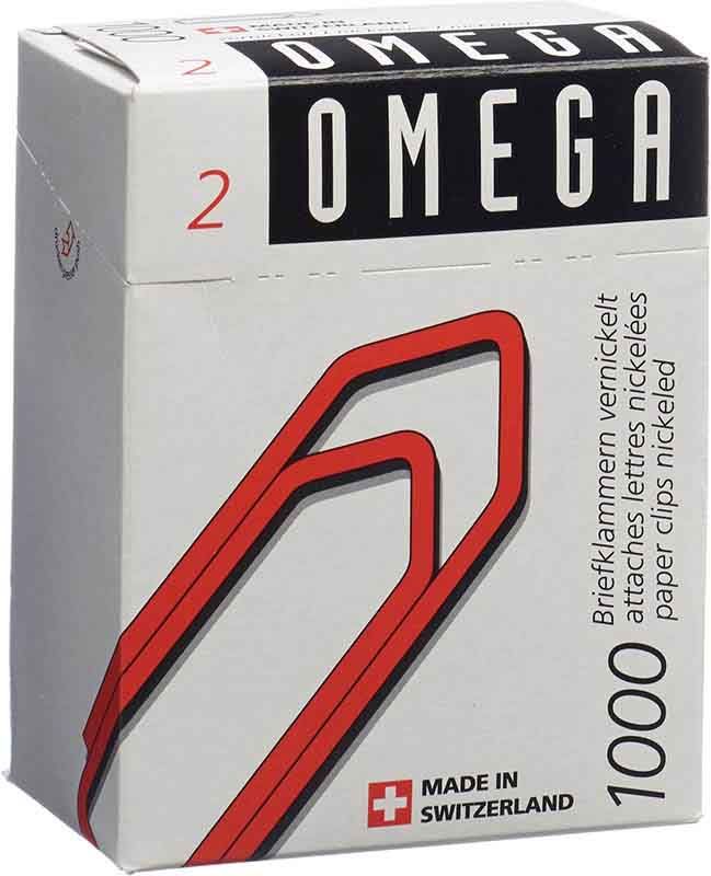 OMEGA fermaglio per carta 2/1000 24mm 1000 pezzi