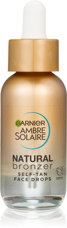 Garnier Ambre Solaire Bronzer Naturale Autoabbronzante Viso Gocce 30 ml