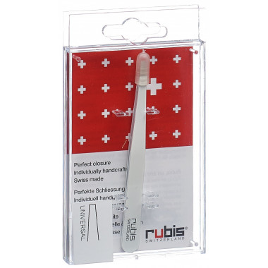 Pinzette Rubis dritte bianche Inox