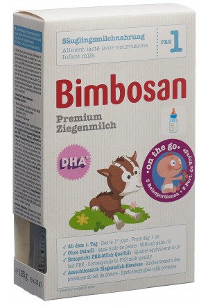 BIMBOSAN Latte di capra 1 Viaggio del lattante 5 x 25 g