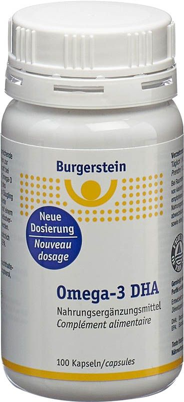 BURGERSTEIN Omega-3 DHA Capsule 100 Capsule