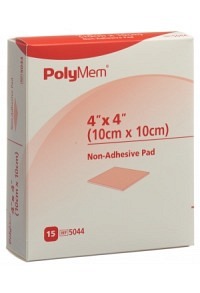 PolyMem Wundverband 10x10cm Non Adhesive steril 15 x