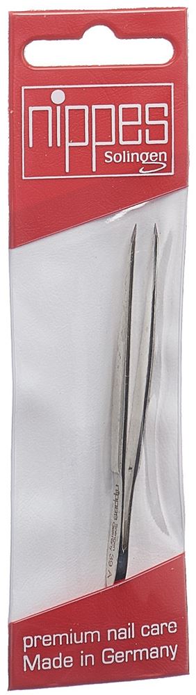 Pinzetta per capezzoli 8cm a punta nichelata