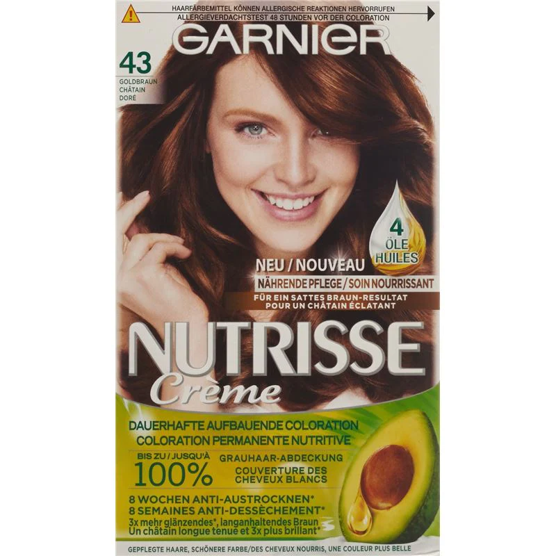 Nutrisse Maschera colorata nutriente 43 capuccino