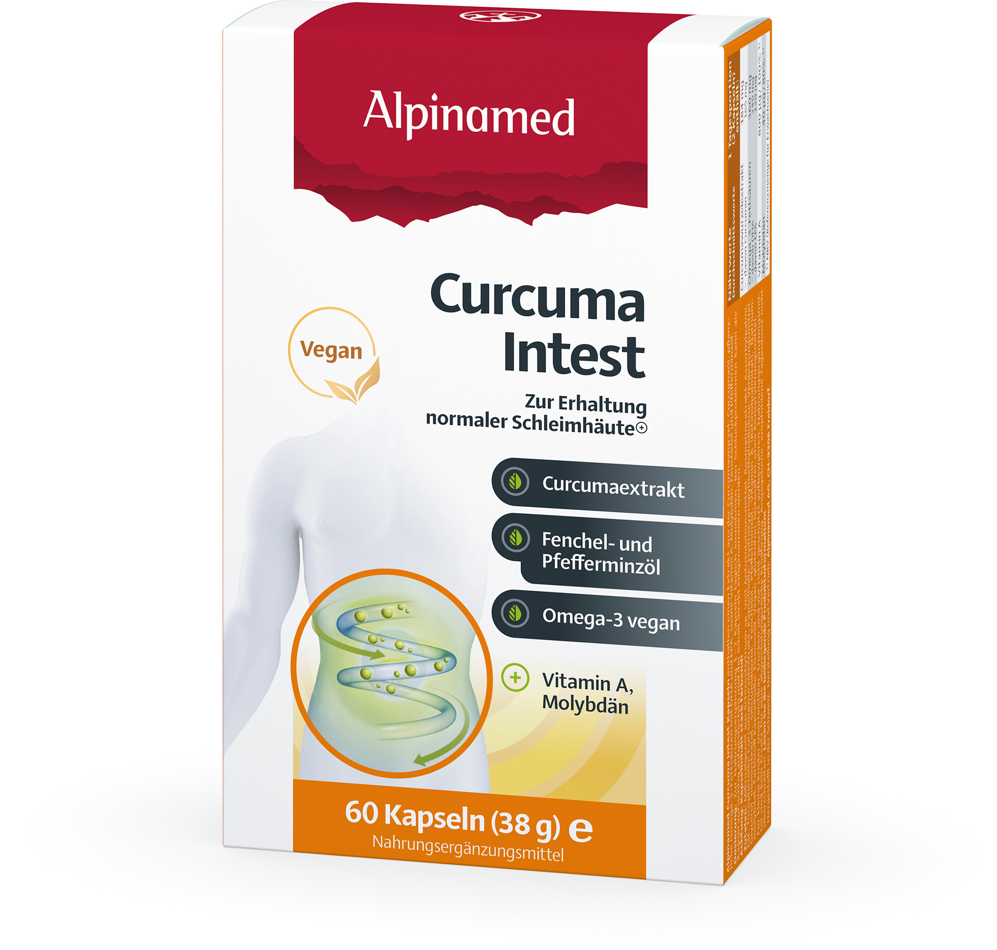 ALPINAMED Curcuma Intest capsula 60 pezzi