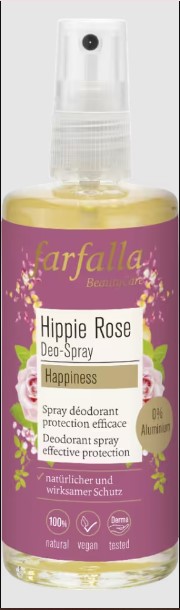 FARFALLA deodorante spray Hippie rose 100ml