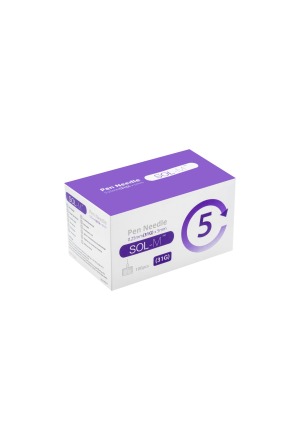 SOL-M ago a penna 31G 0,25mmx5mm 100 pz.
