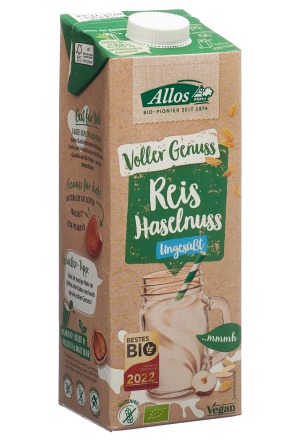 ALLOS Bevanda alla nocciola di riso Tetra 1lt