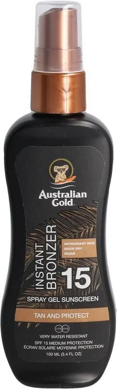 AUSTRALIAN GOLD Gel Spray con Bronz SPF15 100ml