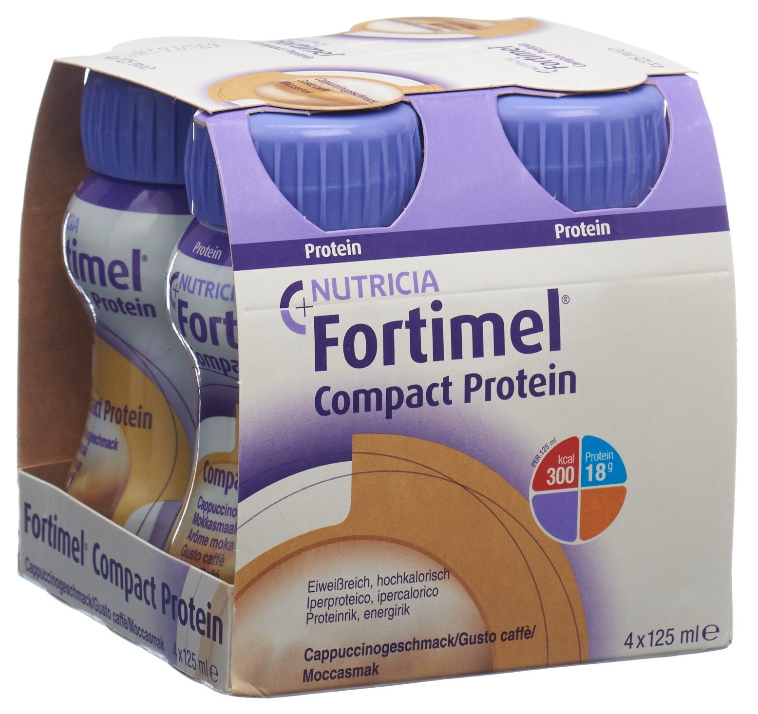 Fortimel Compact Protein Cappuccino 4 x 125ml
