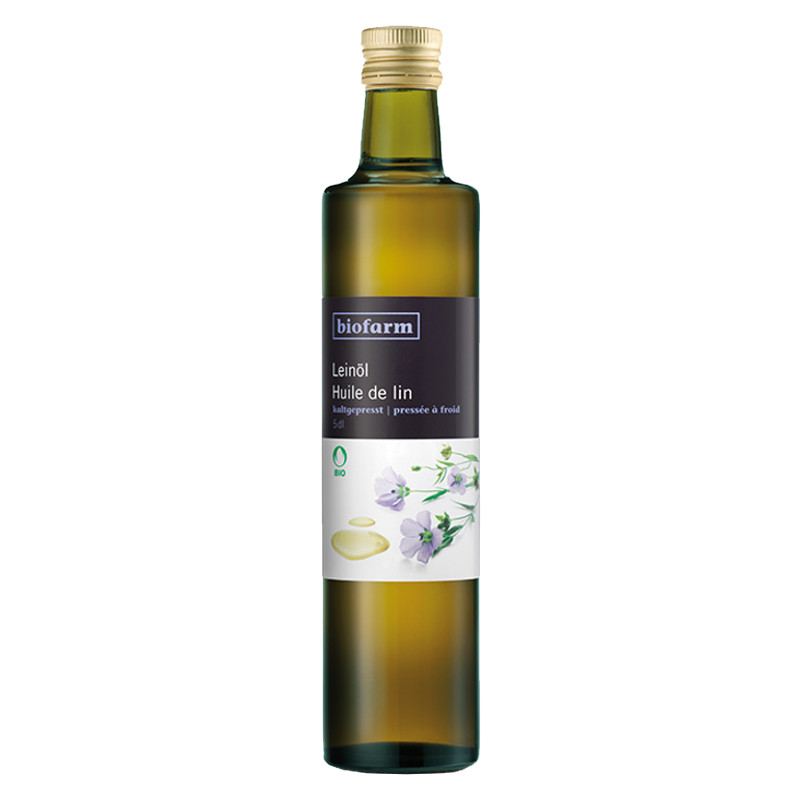 BIOFARM Olio di semi di lino Bud Fl 5dl