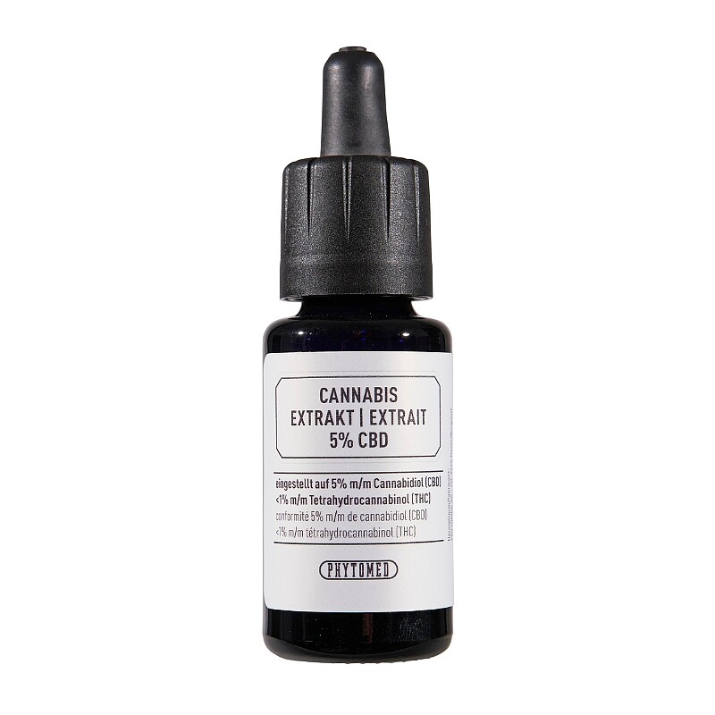 PHYTOMED Estratto di Cannabis 5 % CBD Pip Fl 10ml