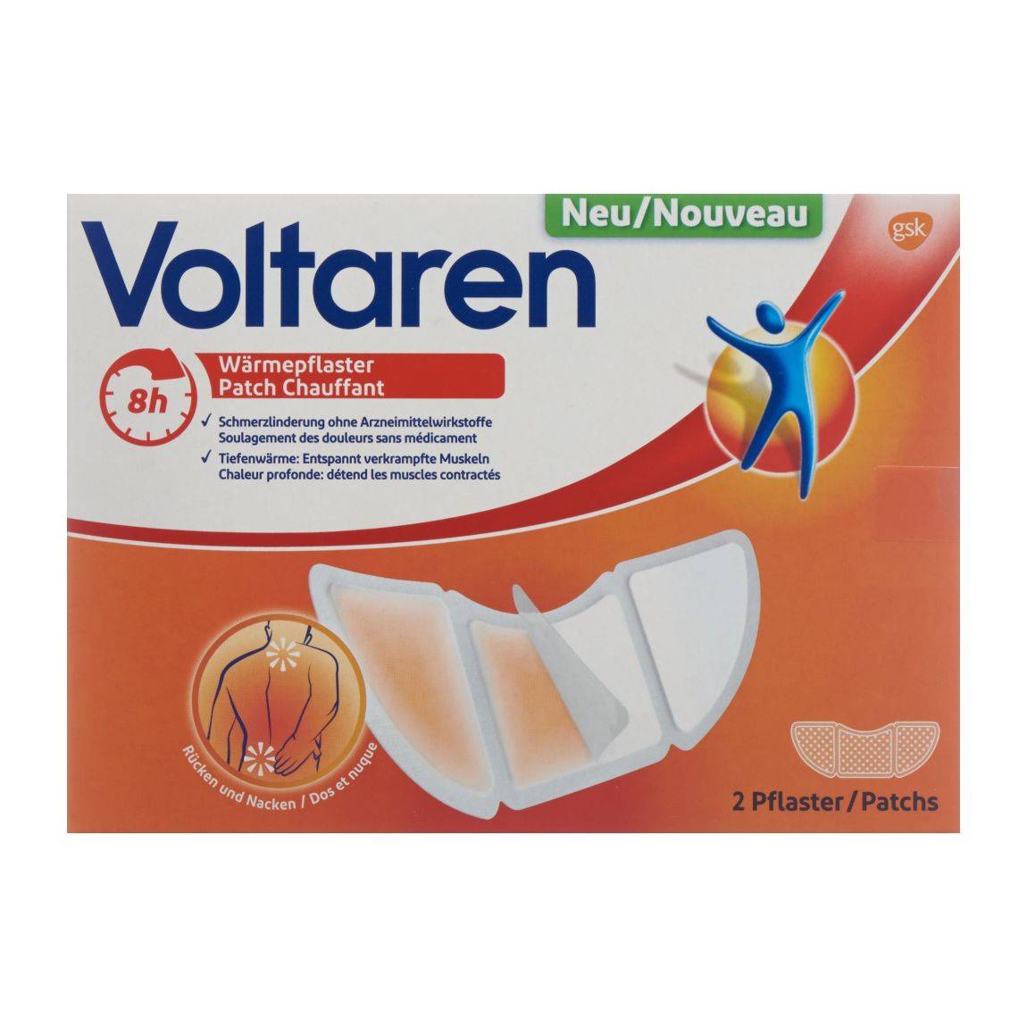 Cerotti termici Voltaren 2 pezzi