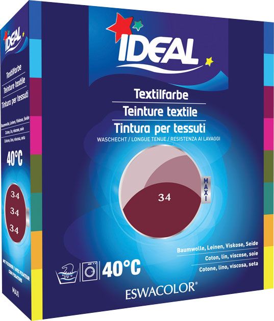 IDEAL MAXI Cotone Colore No34 bordeaux