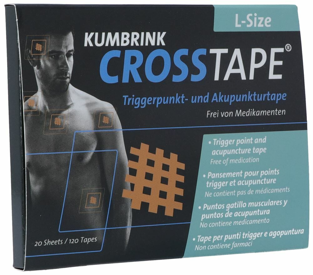 CROSSTAPE® Nastro per agopuntura del dolore L 120 pezzi