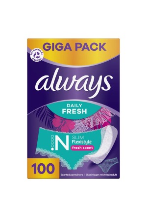 ALWAYS salvaslip Flexi Slim Fresh GigaP 100 pezzi