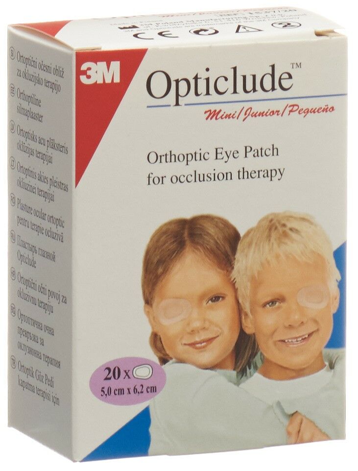 3M OPTICLUDE MINI benda per occhi 6x5cm 20 pezzi