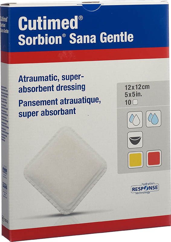 CUTIMED Sorbion Sana Gentle 12x12cm 10 pezzi