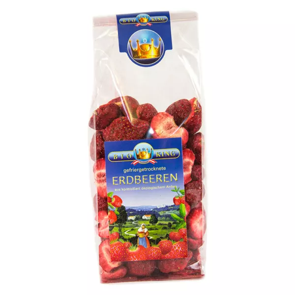 BioKing Fragole liofilizzate Btl 40g