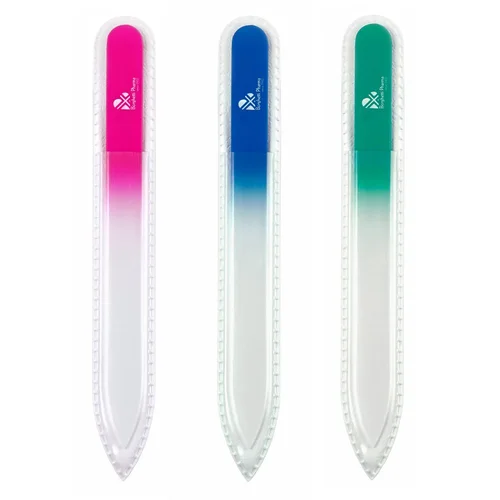 Lima per unghie in vetro BORGHETTI 13,5 cm colori assortiti