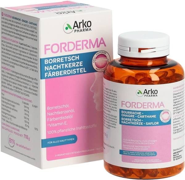 ArkoPharma Forderma Borragine Enotera Cartamo Capsule 180 Capsule