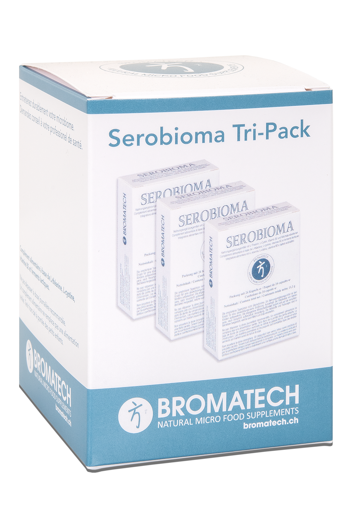 BROMATECH Tri-Pack SEROBIOMA 3 x 24 capsule