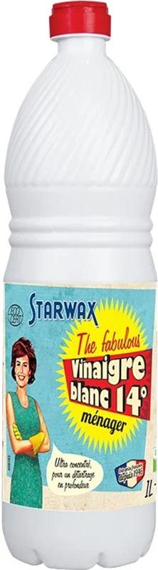 Starwax il favoloso aceto bianco 14° senza profumo 1lt