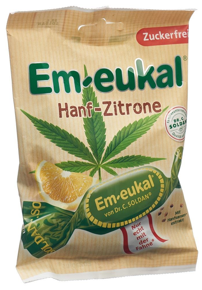 Soldan Em-eukal canapa-limone senza zucchero Btl 75g