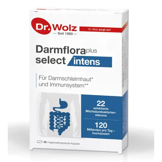 DR. WOLZ Darmflora Plus Select Intest Kapseln 40 Stück